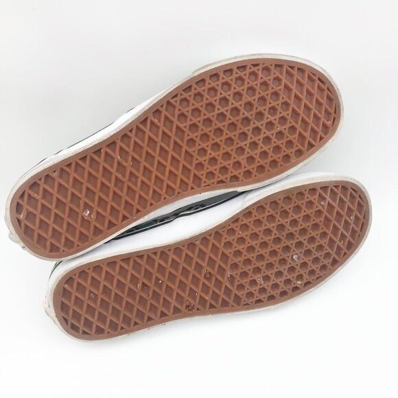 VANS Asher Palm Leopard Print Floral Slip On Sneakers Womens 8.5 - Picture 11 of 11